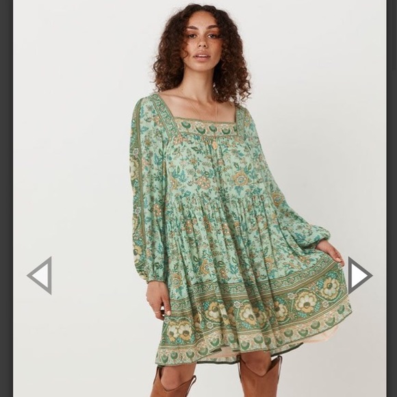 Spell Folk Song Tunic Sage - Picture 4 of 16